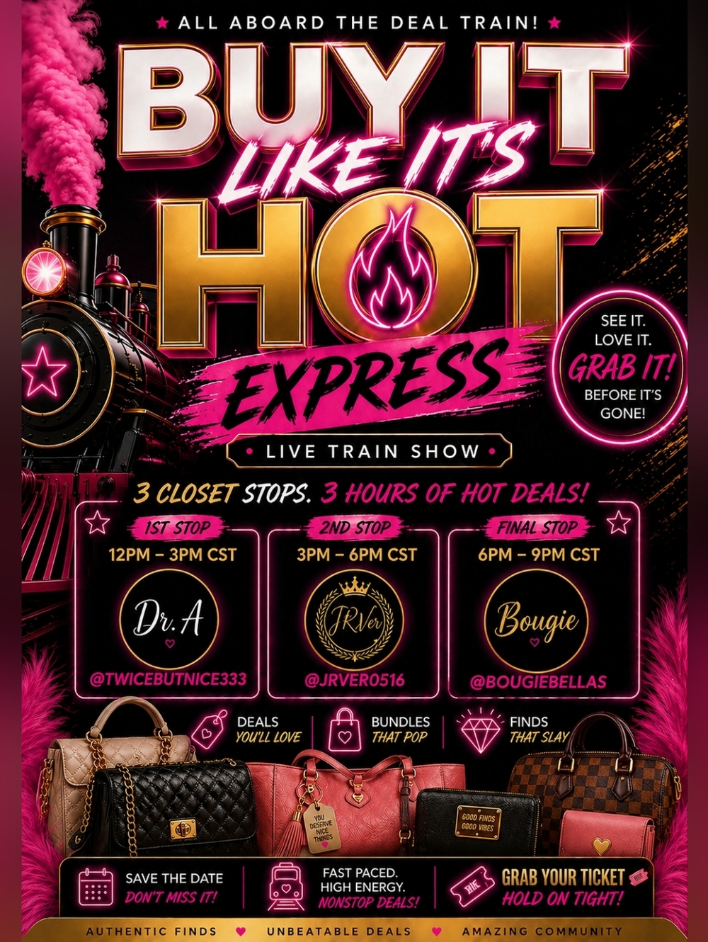 🚂🔥 ALL ABOARD THE BUY IT LIKE IT’S HOT EXPRESS! 🔥🚂